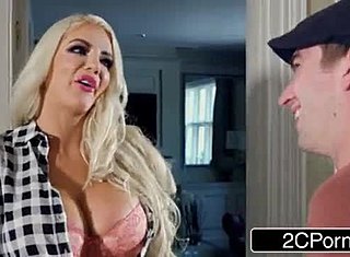 Big tit blonde Nicolette Shea gets her ass licked and fucked